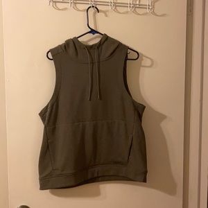 NoBull microplush sleeveless hoodie